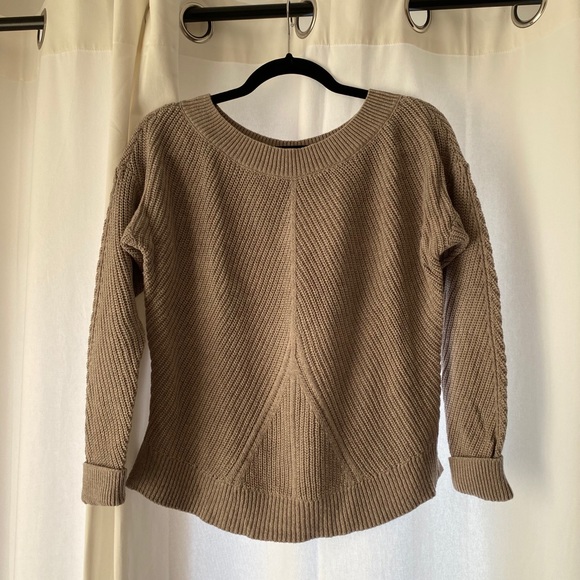aerie Sweaters - [SOLD] LIKE NEW AERIE taupe knit sweater (S)